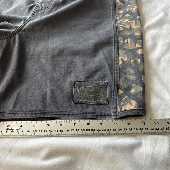 Quiksilver Highline Men's Hybrid Board Shorts Gray 38 Beach Surf Skateboard‎ - Picture 11 of 12